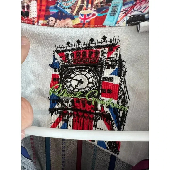 Robert Graham Long Sleeve Striped Button-Down Dress Shirt Size 3XL - Picture 3 of 6